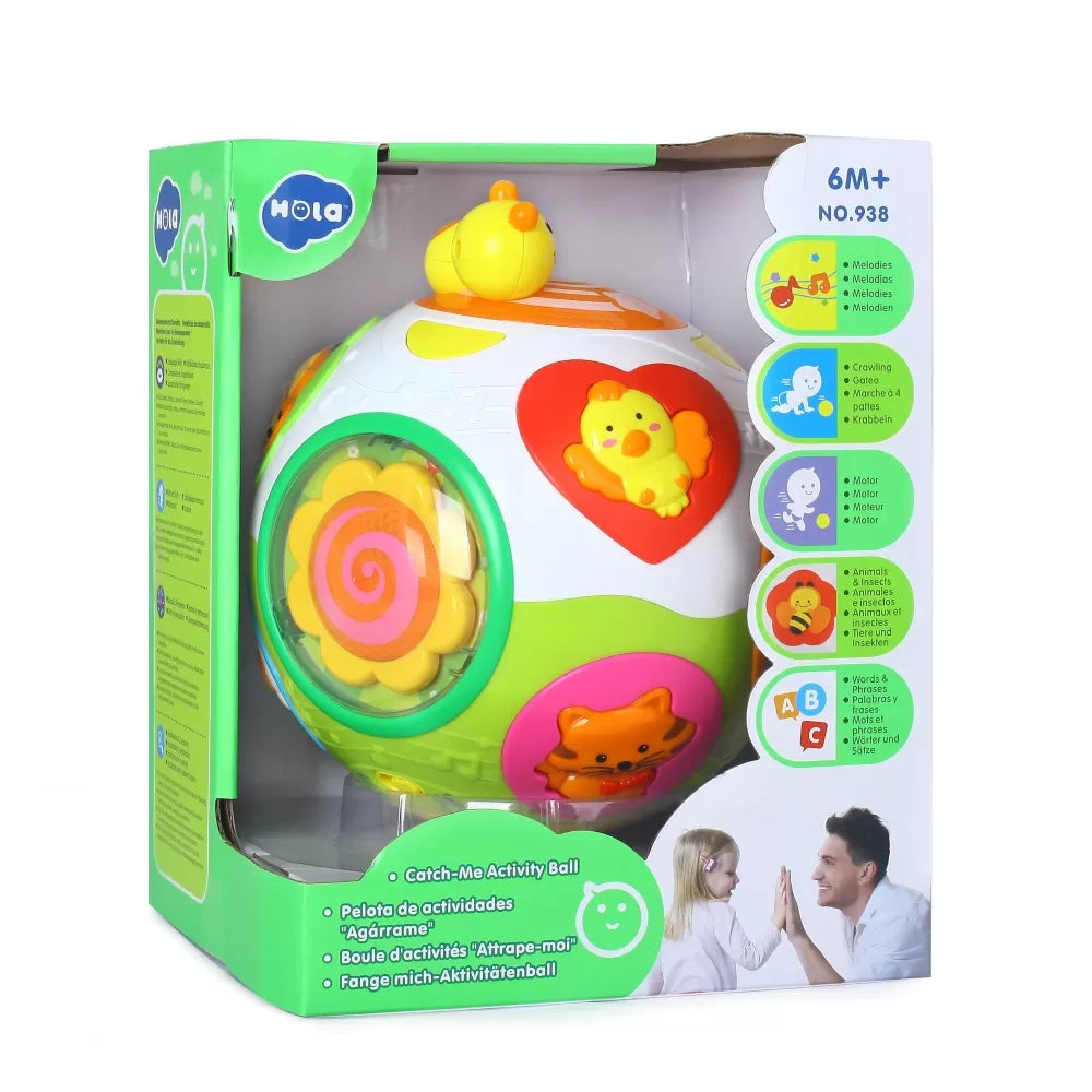 MINGEA INTERACTIVA CU LUMINI SI SUNETE PRINDE-MA DACA POTI, HOLA