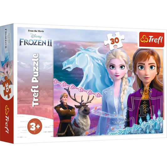 PUZZLE TREFL 30 FROZEN2 CURAJOASELE SURORI, TREFL 30P