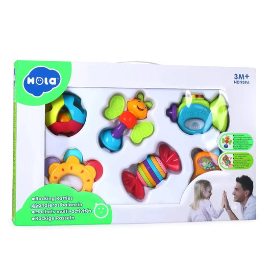 SET 6 JUCARII ZORNAITOARE PENTRU BEBELUSI, HOLA