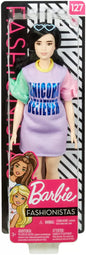PAPUSA BARBIE FASHIONISTA CU ROCHITA UNICORN BELIEVER, BARBIE - FASHIONISTAS