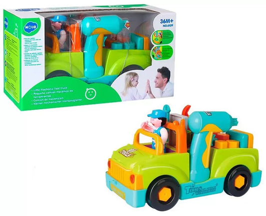 CAMIONUL PLIN CU SCULE AL MICULUI MECANIC CU LUMINI SI SUNETE, HOLA