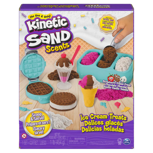 KINETIC SAND SET INGHETATA SI PRAJITURELE COLORATE SI PARFUMATE, KINETIC SAND