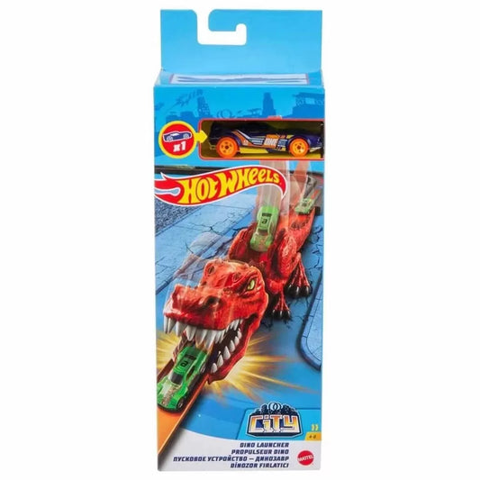 HOT WHEELS GAMA CITY DINO LANSATOR, HOT WHEELS - CITY