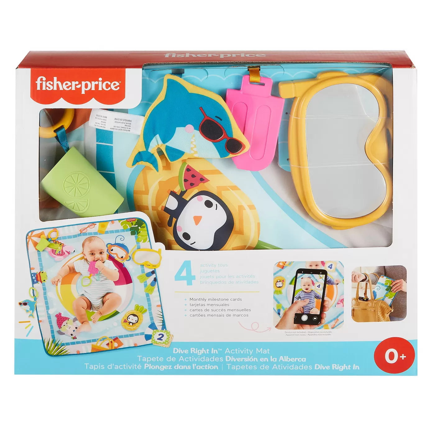 FISHER PRICE COVORAS CU ACTIVITATI, FISHER PRICE - NEWBORN