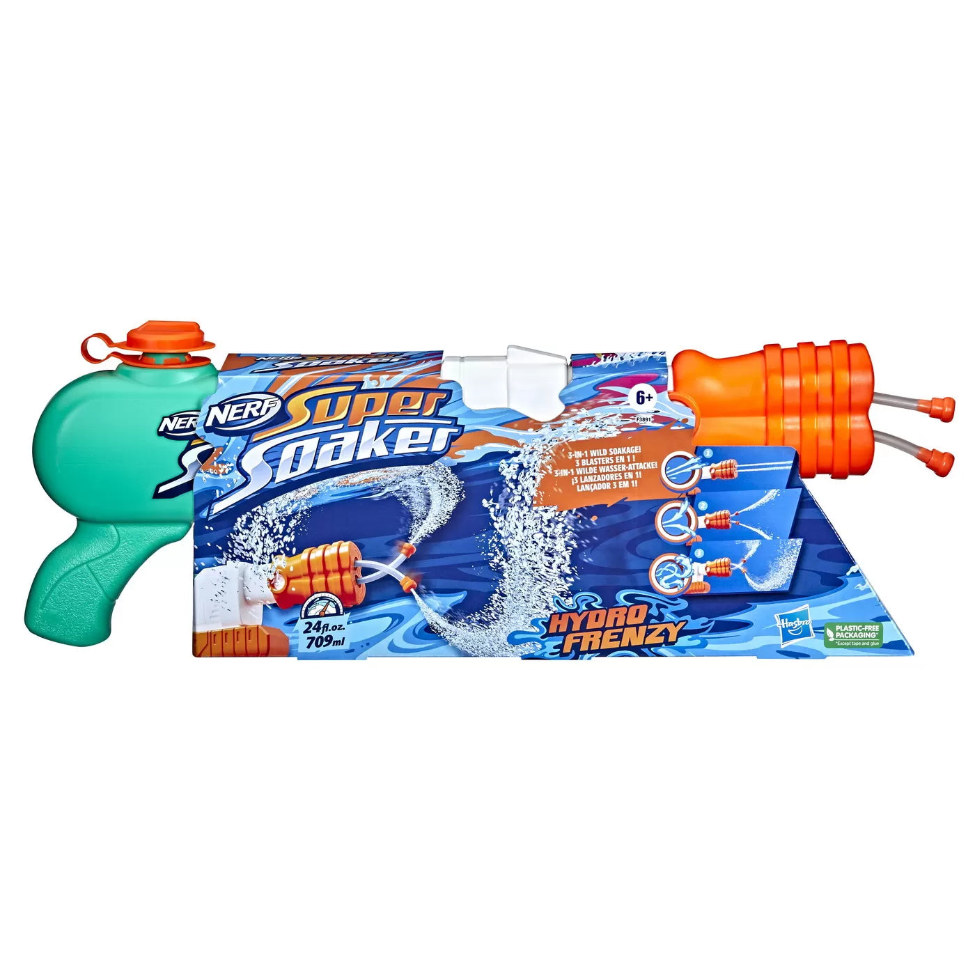 BLASTER CU APA NERF SUPER SOAKER HYDRO FRENZY, NERF