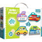 PUZZLE TREFL BABY CLASIC VEHICULE PENTRU TRANSPORT 8 PIESE, TREFL BABY