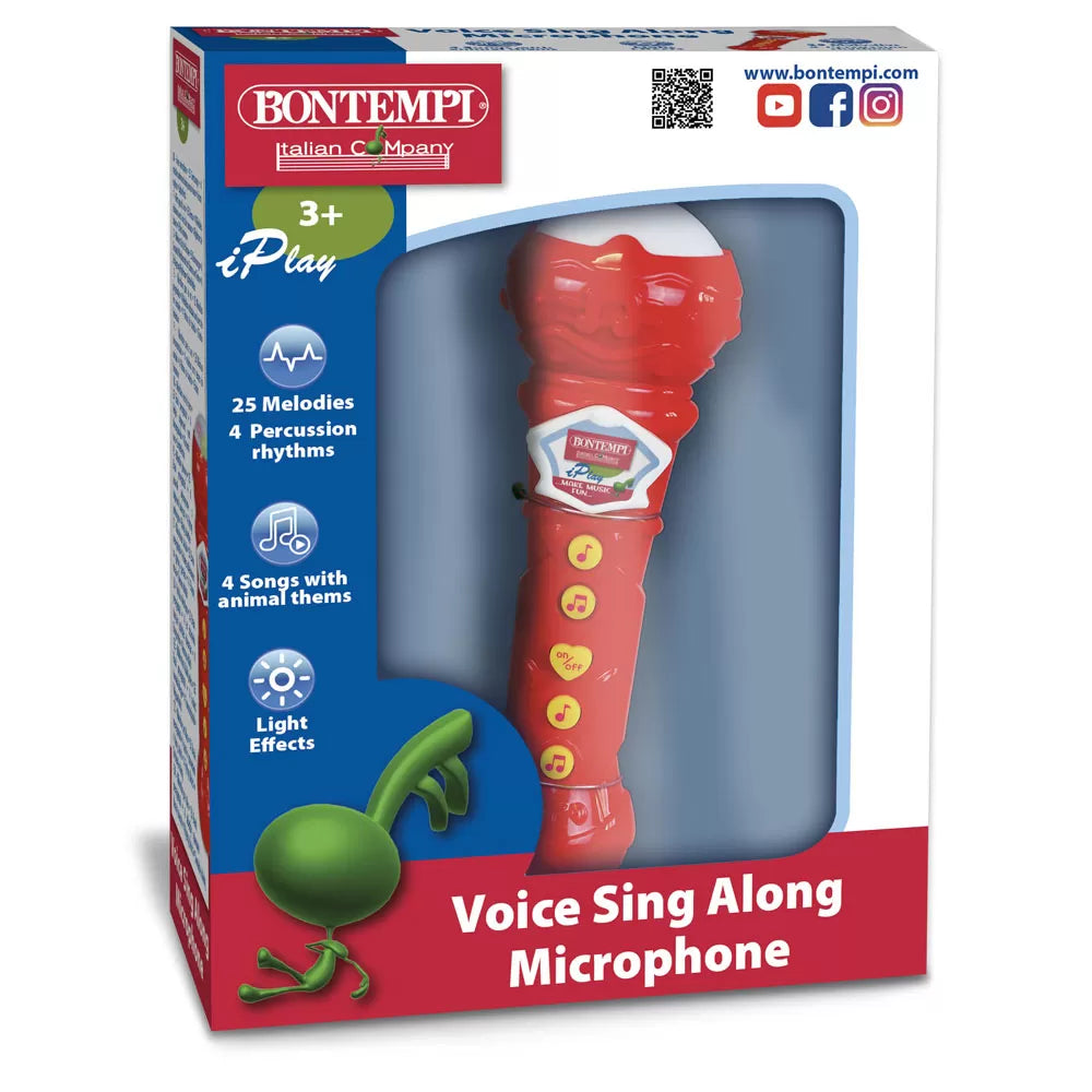 BONTEMPI MICROFON KARAOKE CU EFECTE LUMINOASE, BONTEMPI