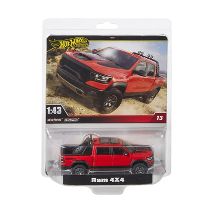 HOT WHEELS PREMIUM REAL RIDERS MASINUTA METALICA RAM 4X4 SCARA 1:43, HOT WHEELS - VEHICULE