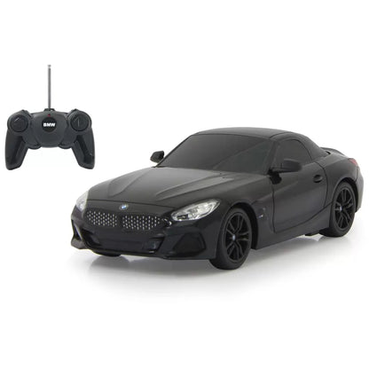 MASINA CU TELECOMANDA BMW Z4 ROADSTER NEGRU SCARA 1 LA 18, RASTAR 1:18