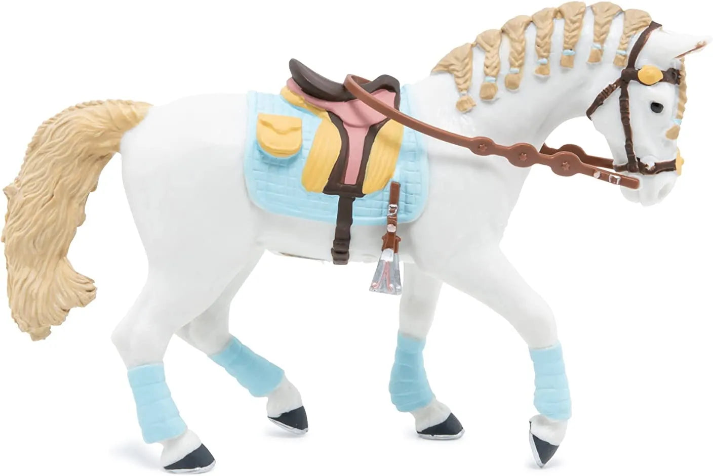 PAPO FIGURINA CAL DE ECHITATIE BLEU, RASE DE CAI SI PONEI