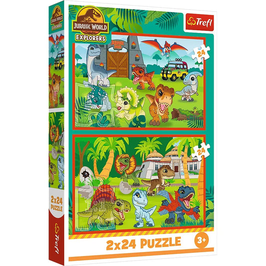 PUZZLE TREFL 2X70 JURASSIC WORLD UNIVERSUL JURASSIC PARK, TREFL 2X70