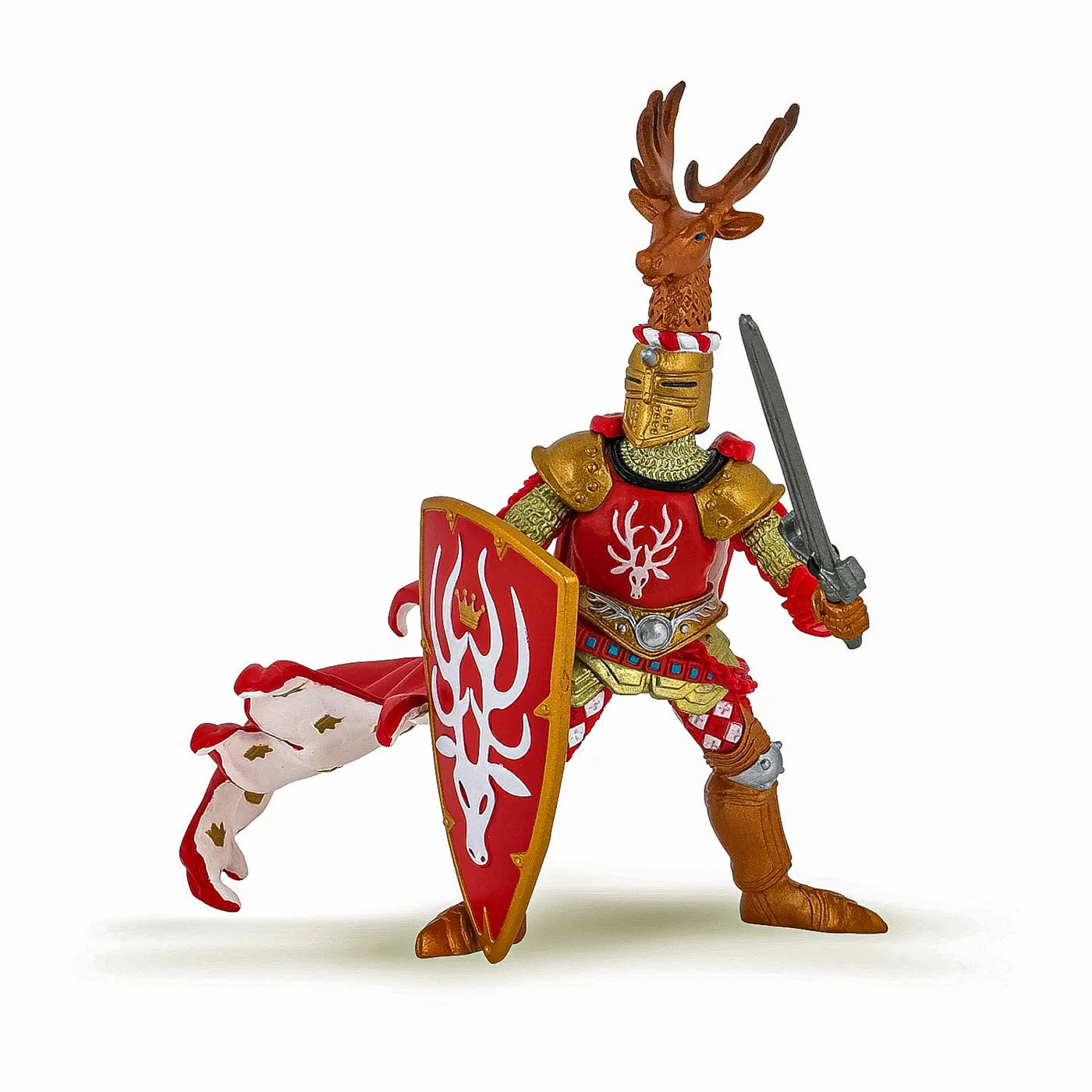 PAPO FIGURINA CAVALERUL CERB, PERSONAJE MEDIEVALE FANTASTICE