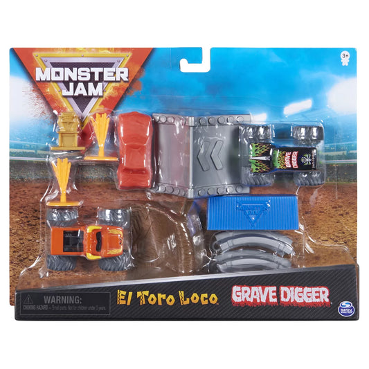 MONSTER JAM SET DE JOACA EL TORO LOCO SI GROPARUL, MONSTER JAM