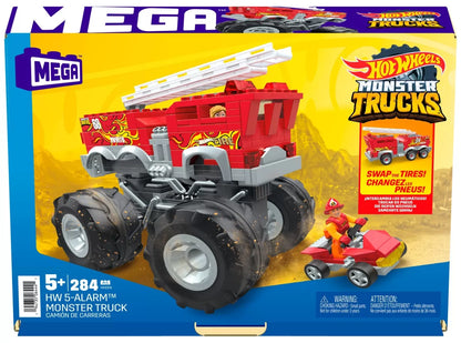 HOT WHEELS MONSTER TRUCK MEGA SET CONSTRUCTIE 5 ALARM, HOT WHEELS - MONSTER TRUCK