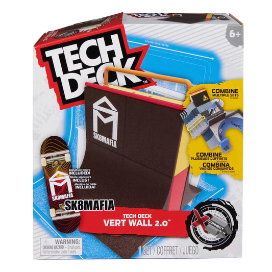 TECH DECK X-CONNECT PACHET SK8MAFIA VERT WALL, TECH DECK