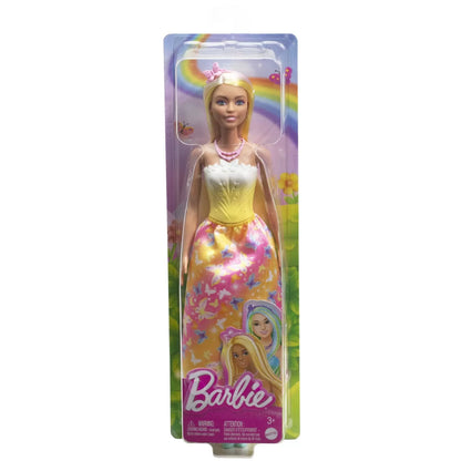 BARBIE PAPUSA BARBIE CU PARUL BLOND SI GALBEN, BARBIE - DREAMTOPIA