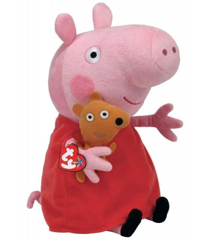 PLUS TY 28CM BEANIE BABIES PEPPA PIG PEPPA, PLUS 28CM
