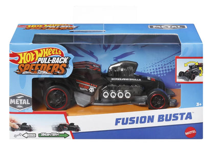 HOT WHEELS MASINUTA METALICA CU SISTEM PULL FUSION BUSTA SCARA 1:43, HOT WHEELS - VEHICULE
