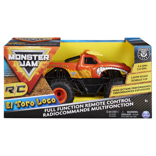 MONSTER JAM RC MASINUTA EL TORO LOCO SCARA 1:24, MONSTER JAM