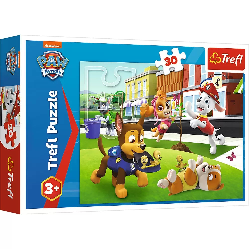 PUZZLE TREFL 30 PATRULA CATELUSILOR CATEI IN ACTIUNE, TREFL 30P