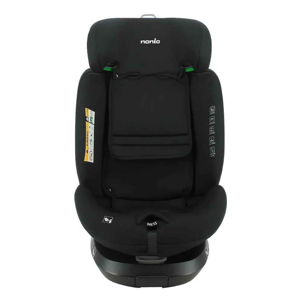 SCAUN AUTO NANIA SPIRIT, 40-150 CM, BLACK, NANIA