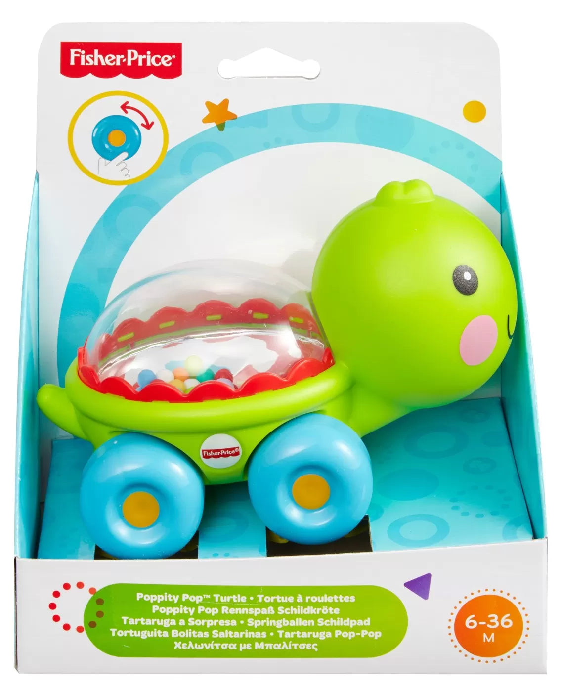 FISHER PRICE JUCARIE APASA SI MERGI TESTOASA, FISHER PRICE - INFANT