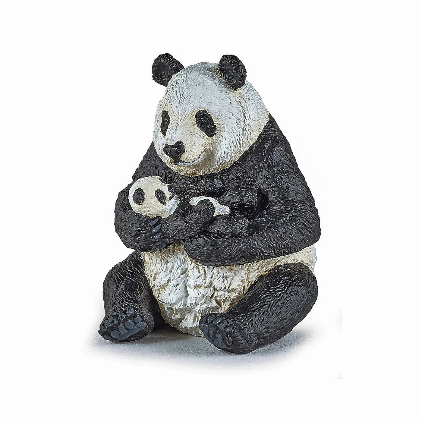 PAPO FIGURINA URS PANDA SEZAND CU PUI IN BRATE, ANIMALE SALBATICE