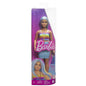PAPUSA BARBIE FASHIONISTA CU PAR ALBASTRU PLATINAT SI TOP SPORT, BARBIE - FASHIONISTAS