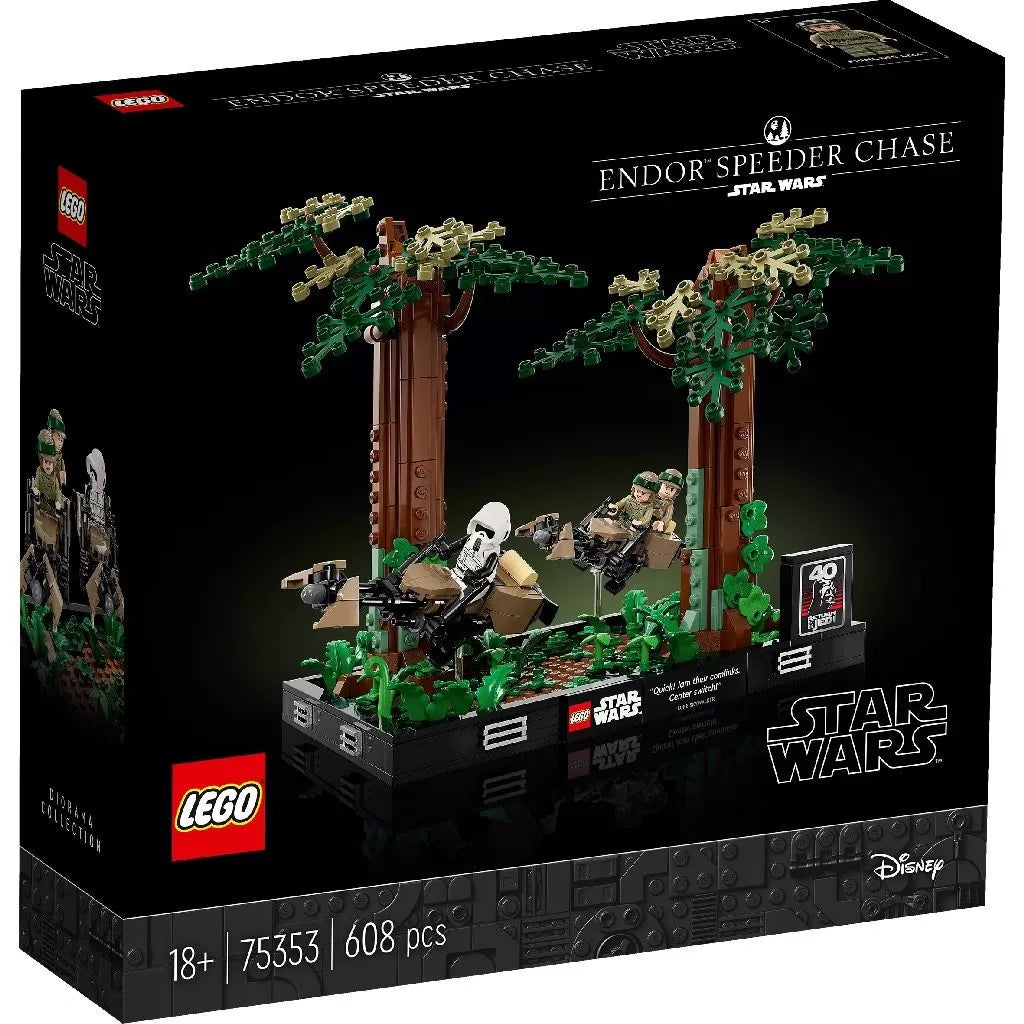 LEGO STAR WARS DIORAMA DE URMARIRE CU SPEEDERUL PE ENDOR 75353, LEGO STAR WARS TM
