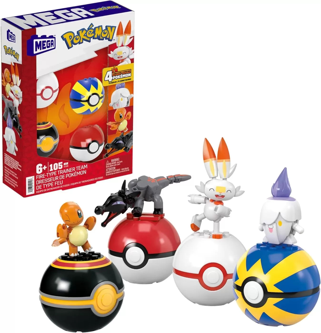 POKEMON MEGA SET 4 BILE ECHIPA DE FOC, POKEMON