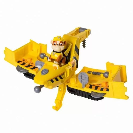 SET DE JOACA SPIN MASTER PAW PATROL VEHICUL FLIP AND FLY RUBBLE, PATRULA CATELUSILOR