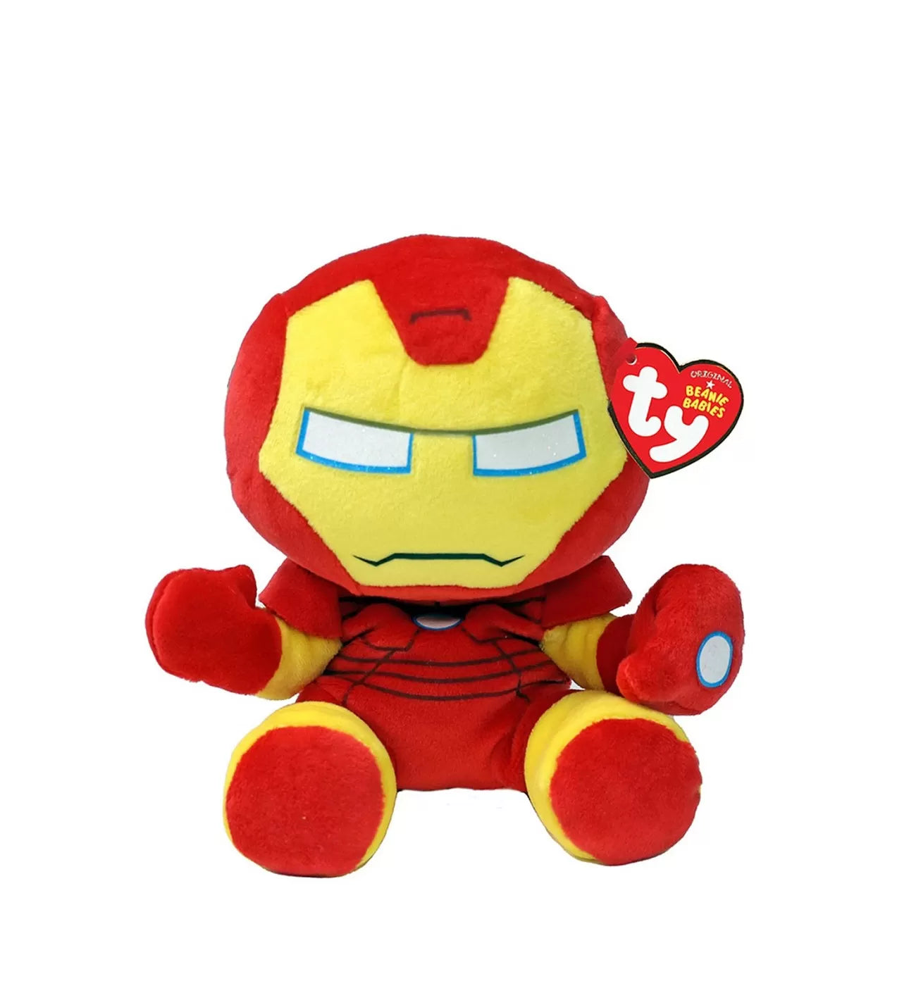 PLUS TY 15CM BEANIE BABIES SOFT MARVEL IRON MAN, PLUS 15CM