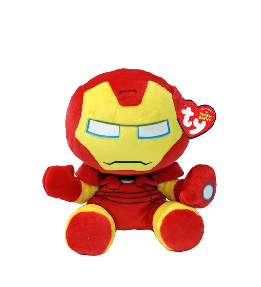 PLUS TY 15CM BEANIE BABIES SOFT MARVEL IRON MAN, PLUS 15CM