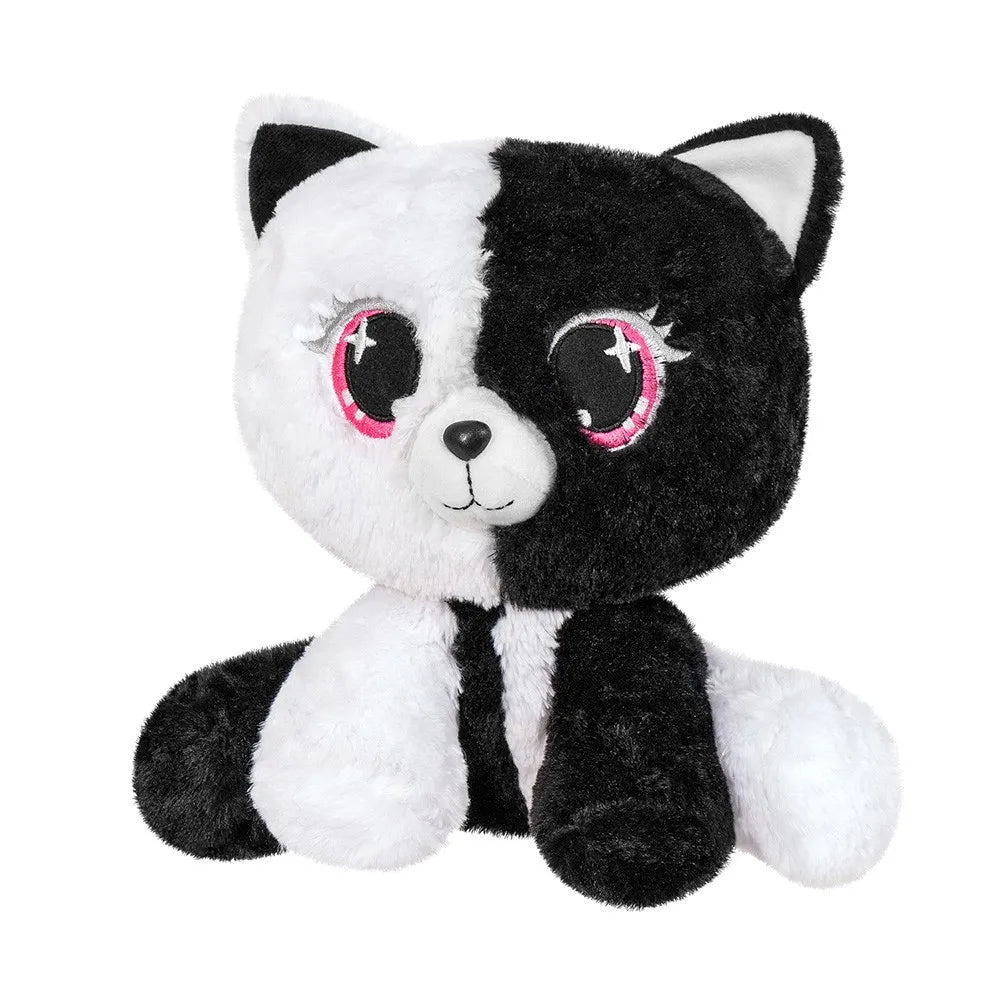 PLUS PISICA NEGRU CU ALB 25CM, STIP