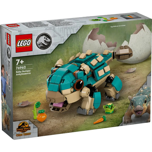 LEGO JURASSIC WORLD BEBELUSA BUMPY ANKYLOSAURUS 76962, LEGO JURASSIC WORLD