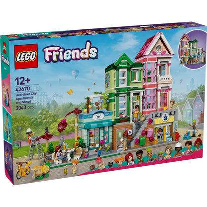 LEGO FRIENDS APARTAMENTE SI MAGAZINE ÎN ORASUL HEARTLAKE 42670, LEGO FRIENDS