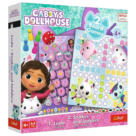 JOC DREAM WORKS GABBYS HOUSE 2IN1 LUDO SI SERPISORI SCARI, TREFL JOCURI