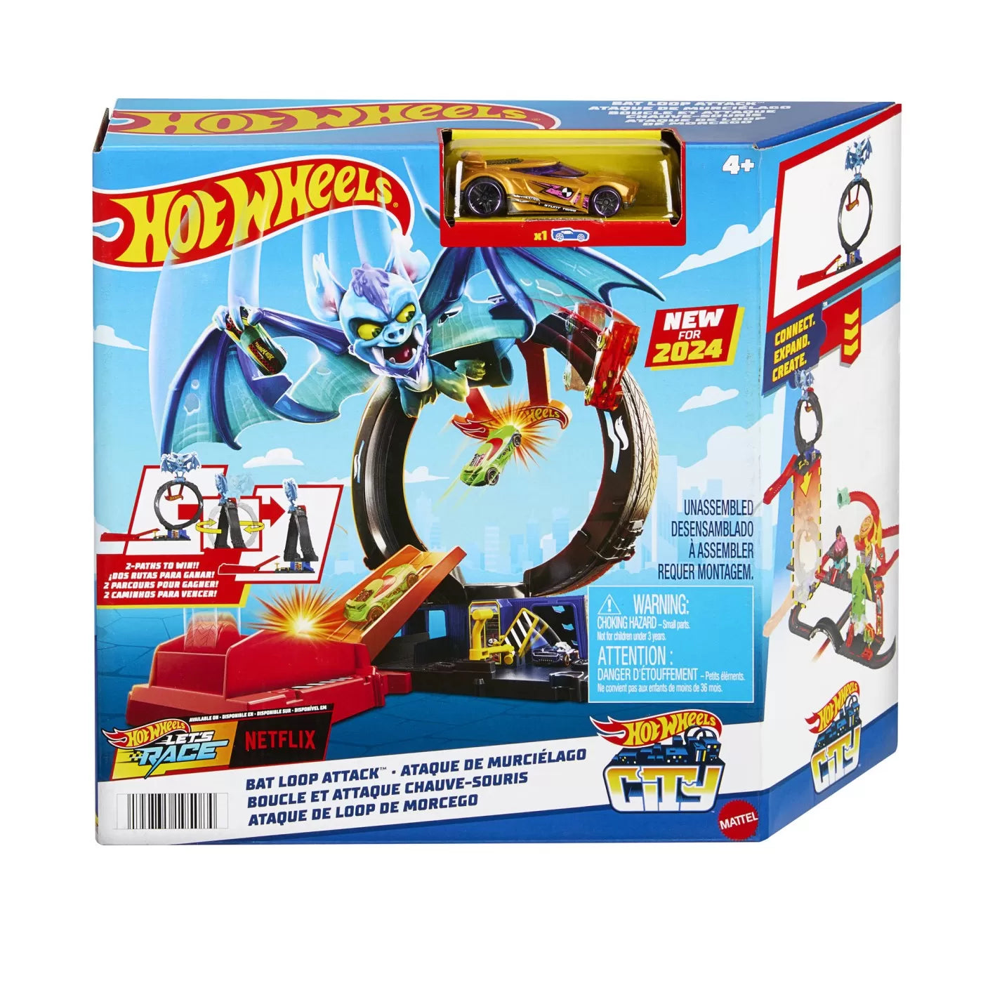HOT WHEELS CITY PISTA INAMICILOR BUCLA LILIACULUI, HOT WHEELS - CITY