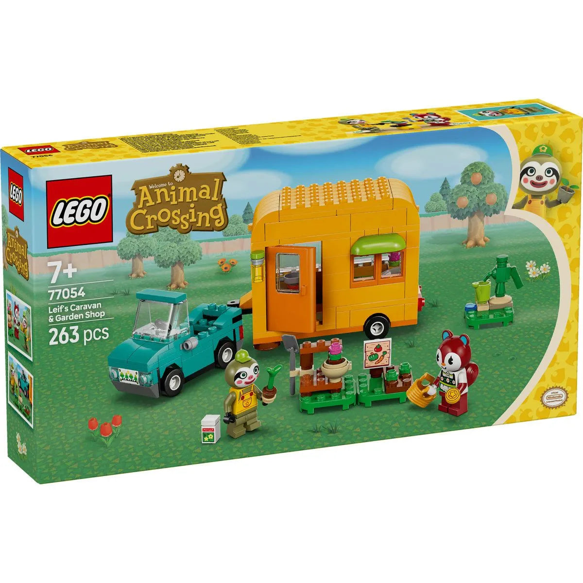 LEGO ANIMAL CROSSING CARAVANA SI MAGAZINUL DE GRADINARIT AL LUI LEIF 77054, LEGO ANIMAL CROSSING