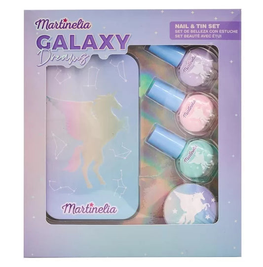 MARTINELIA GALAXY DREAMS SET 3 LACURI DE UNGHII SI CUTIE DE DEPOZITARE, GALAXY DREAMS