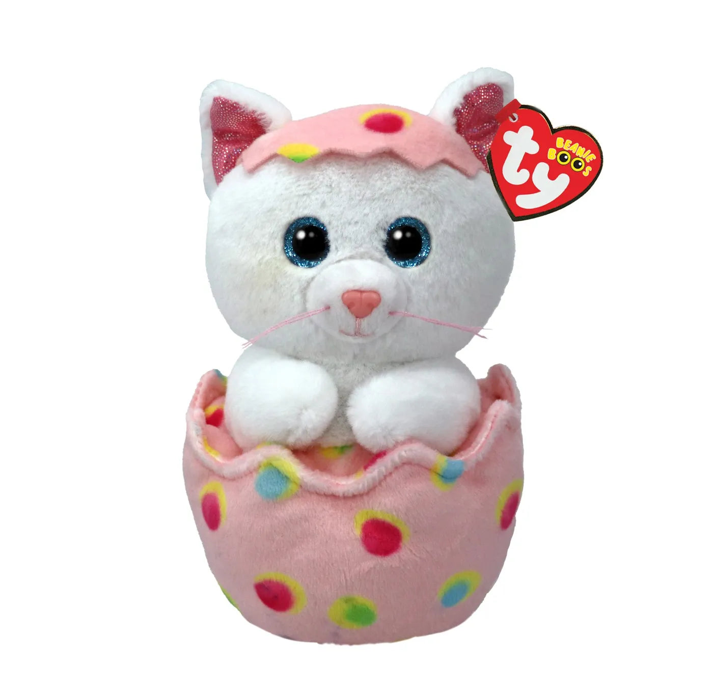 PLUS TY 15CM BOOS GIGGLES PISICUTA IN OU, PLUS 15CM