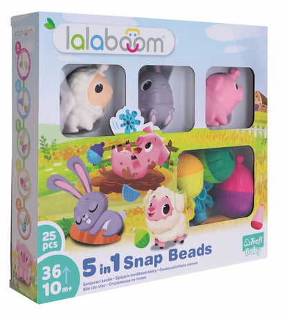 LALABOOM JOC DE DEZVOLTARE BEBE MONTESSORI 25 PIESE, LALABOOM