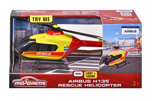 MAJORETTE ELICOPTER DE SALVARE AIRBUS H135 CU SUNETE SI LUMINI, MAJORETTE