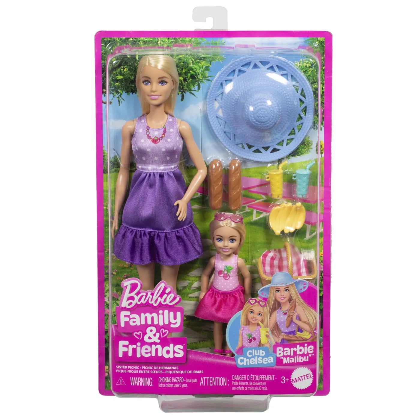 BARBIE FAMILY AND FRIENDS SET PAPUSA BARBIE SI PAPUSA CHELSEA, BARBIE - FASHIONISTAS