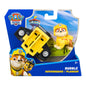 PATRULA CATELUSILOR ACTION PUPS SET VEHICUL DE SALVARE HOVERBOARD SI FIGURINA RUBBLE 5 CM, PATRULA CATELUSILOR