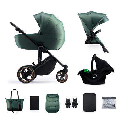 CARUCIOR 3 IN 1 KINDERKRAFT PRIME 2 3IN1 MINK PRO GREEN, KINDERKRAFT