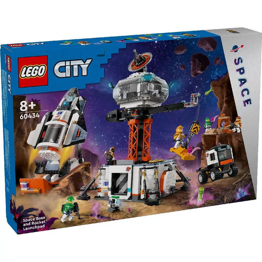 LEGO CITY BAZA SPATIALA SI PLATFORMA DE LANSARE A RACHETEI 60434, LEGO CITY