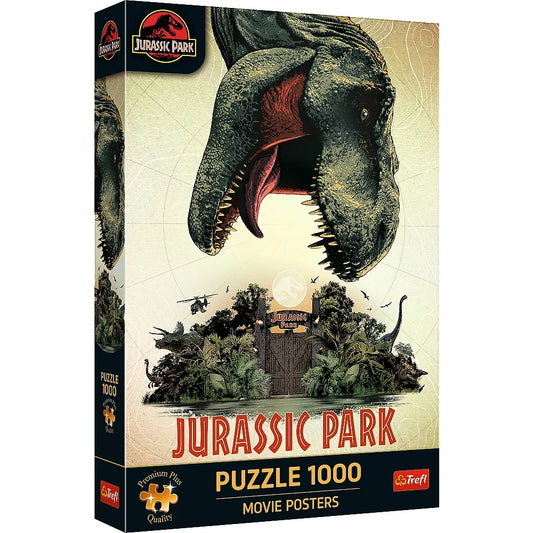 PUZZLE TREFL 1000 PREMIUM PLUS JURASSIC PARK, TREFL 1000P