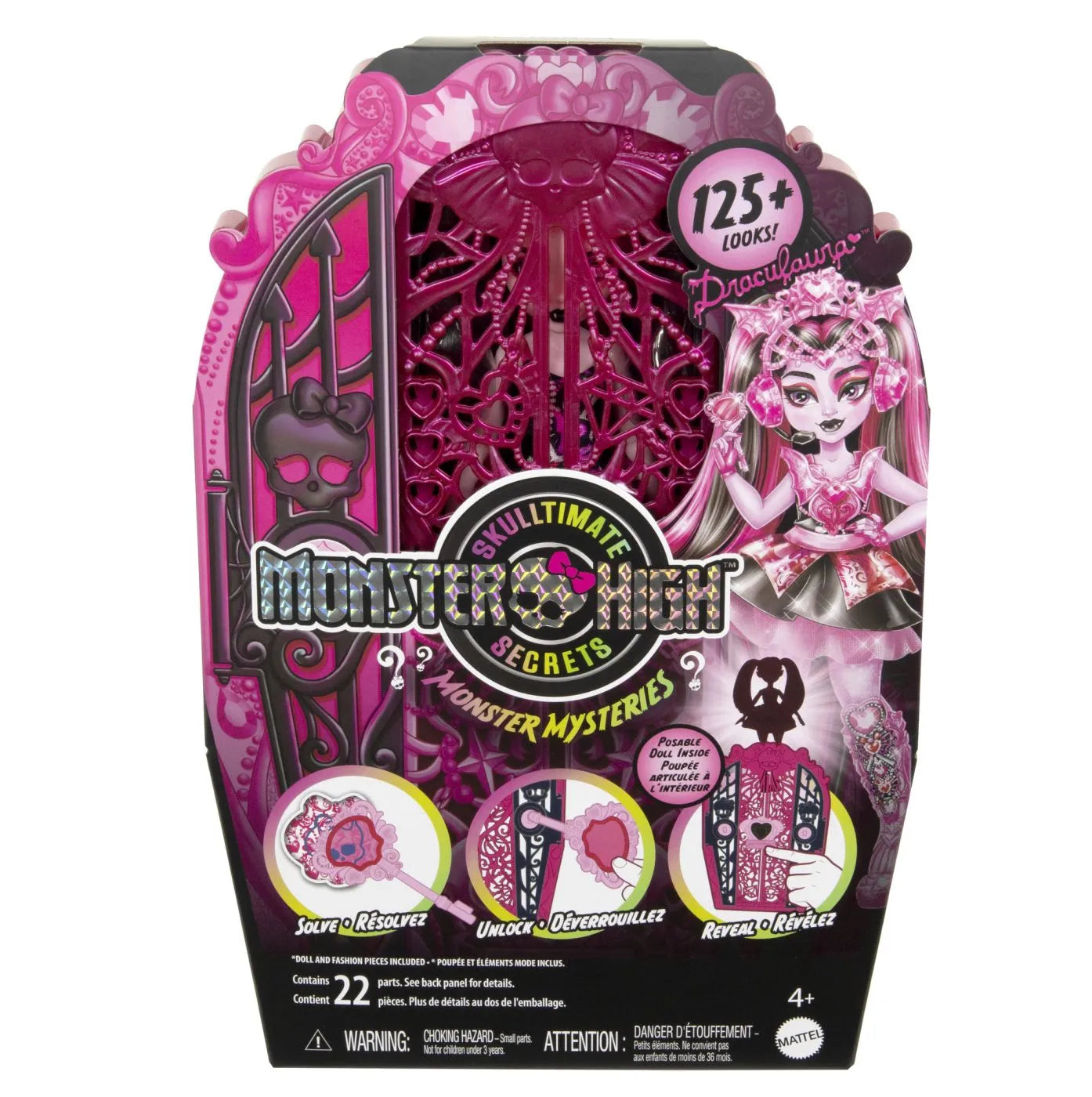 MONSTER HIGH SKULLTIMATE SECRETS PAPUSA DRACULAURA, MONSTER HIGH