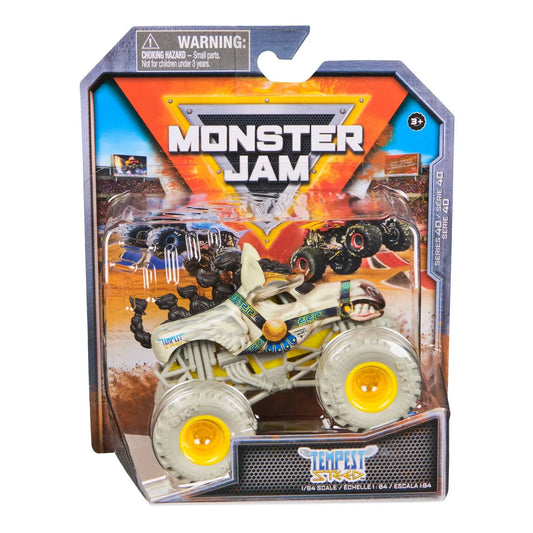 MONSTER JAM MASINUTA METALICA TEMPEST STEED SCARA 1 LA 64, MONSTER JAM
